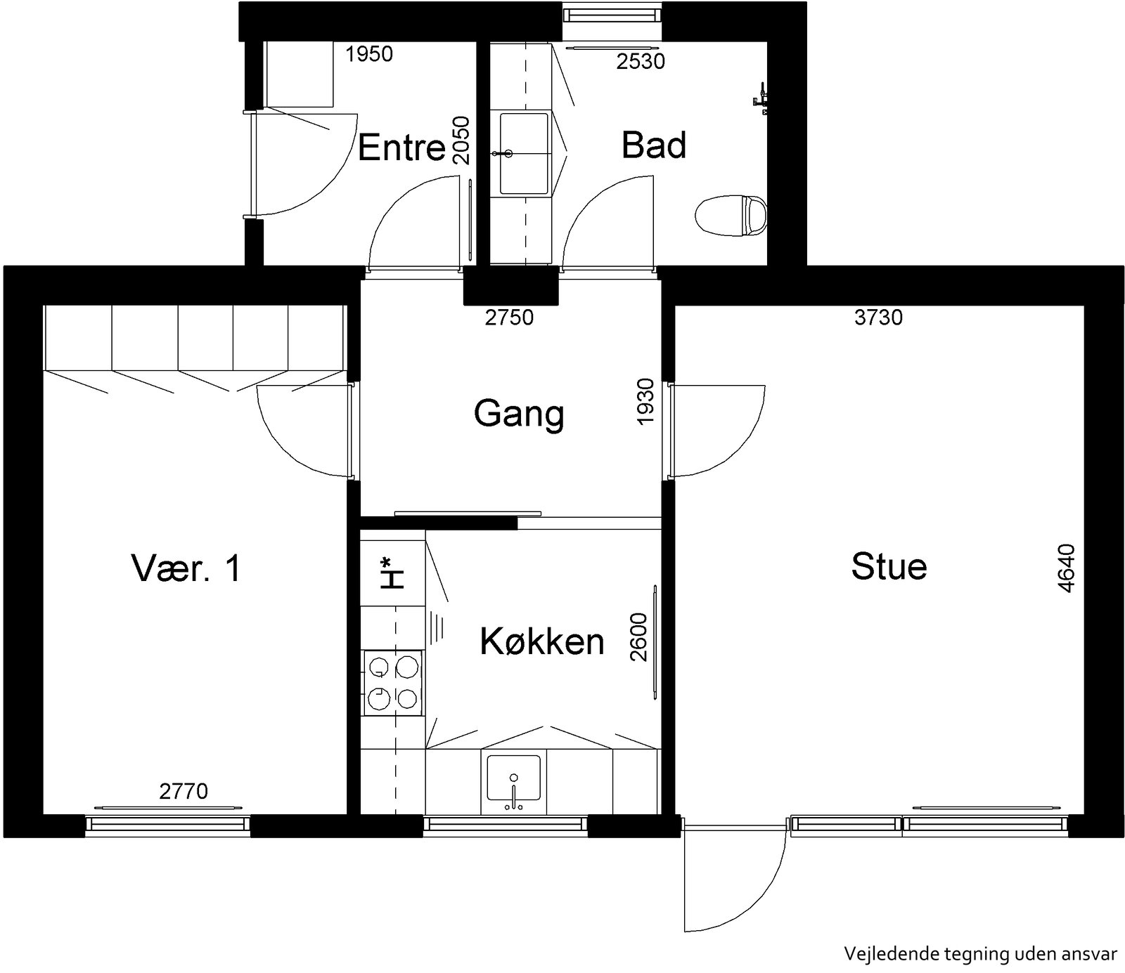 Visual presentation of the listing