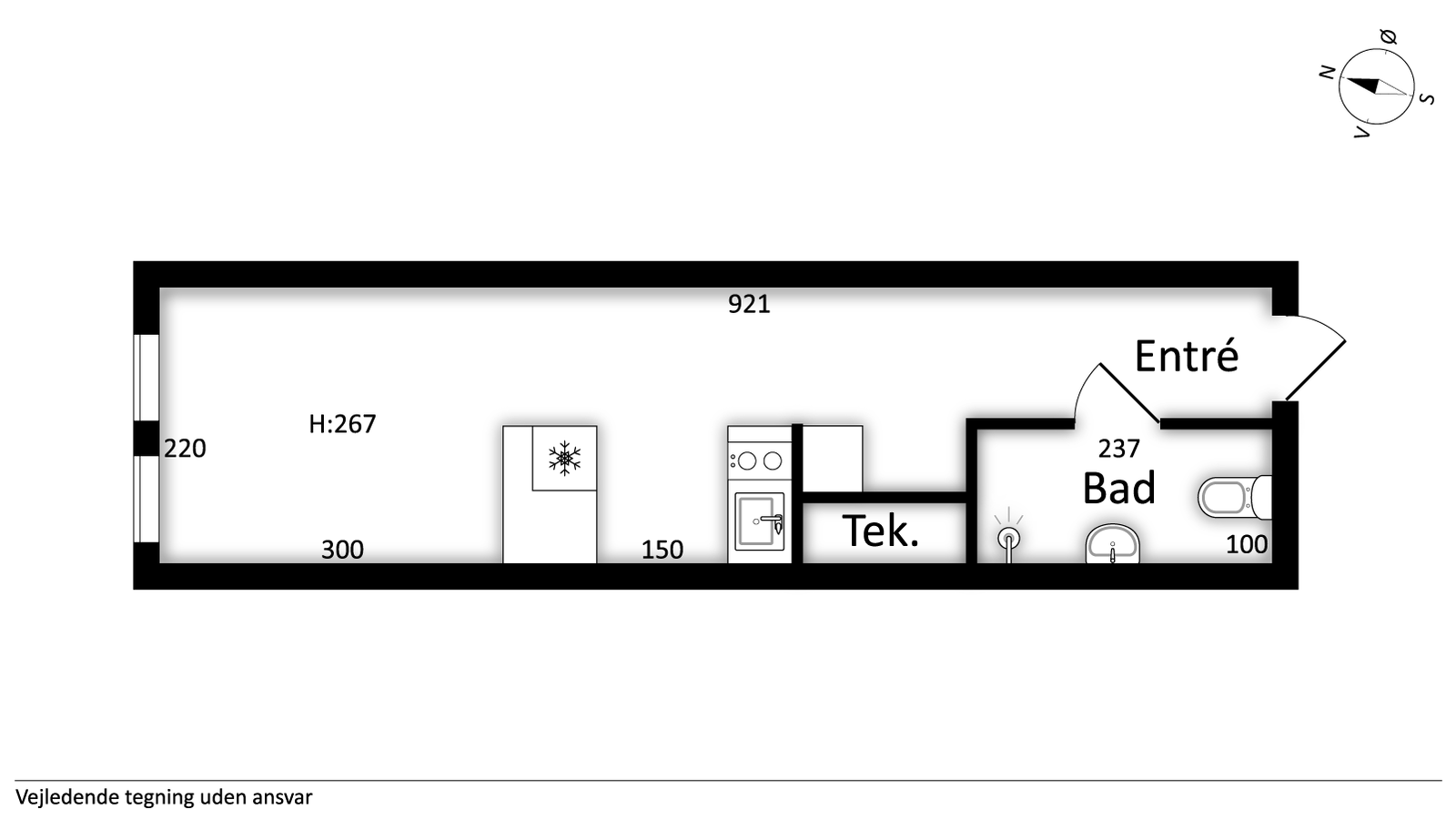 Visual presentation of the listing