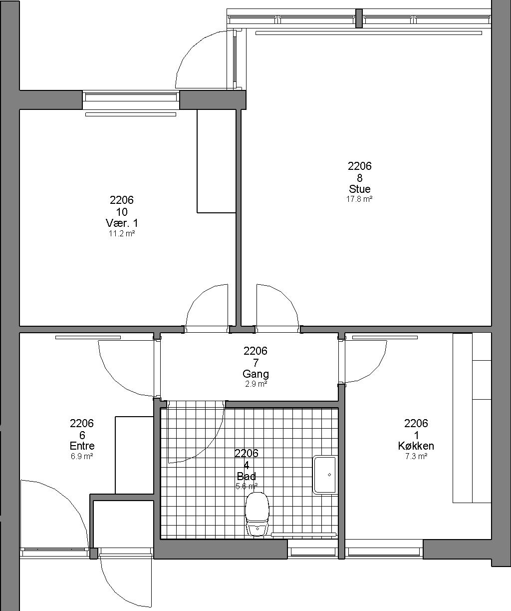 townhouse Rækkehus med have i naturskønne Smidstrup