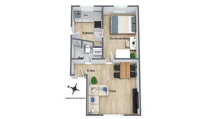 Visual presentation of the listing