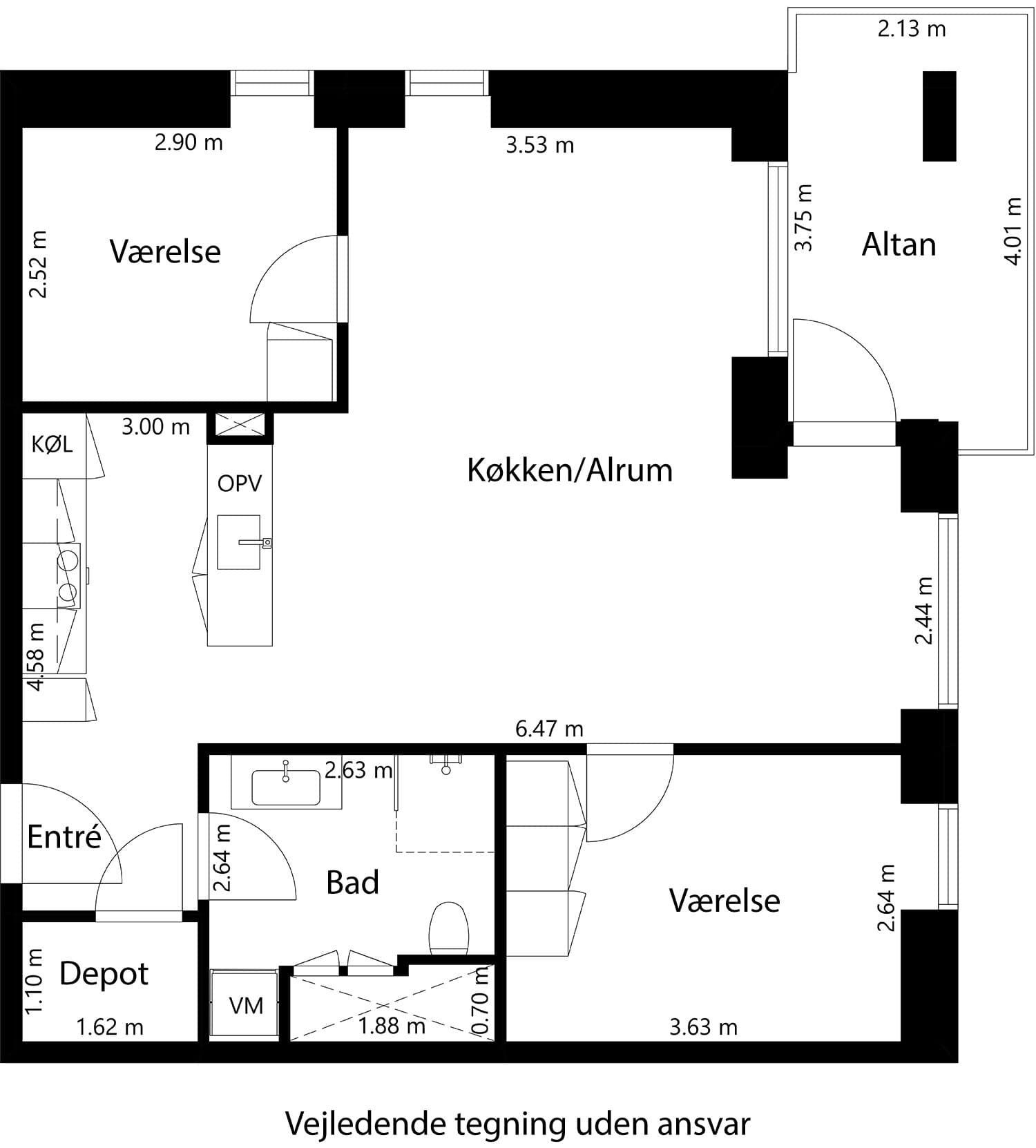 Visual presentation of the listing