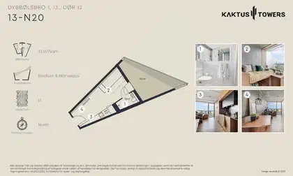 Visual presentation of the listing