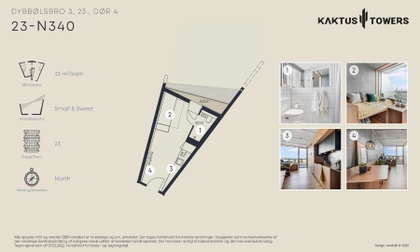 Visual presentation of the listing