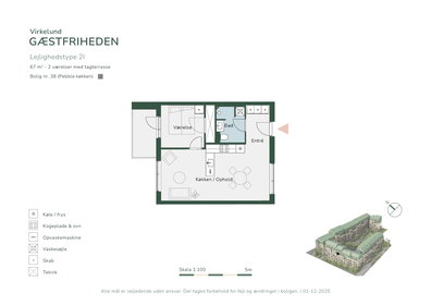 Visual presentation of the listing