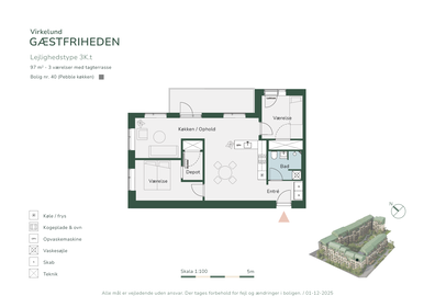 Visual presentation of the listing