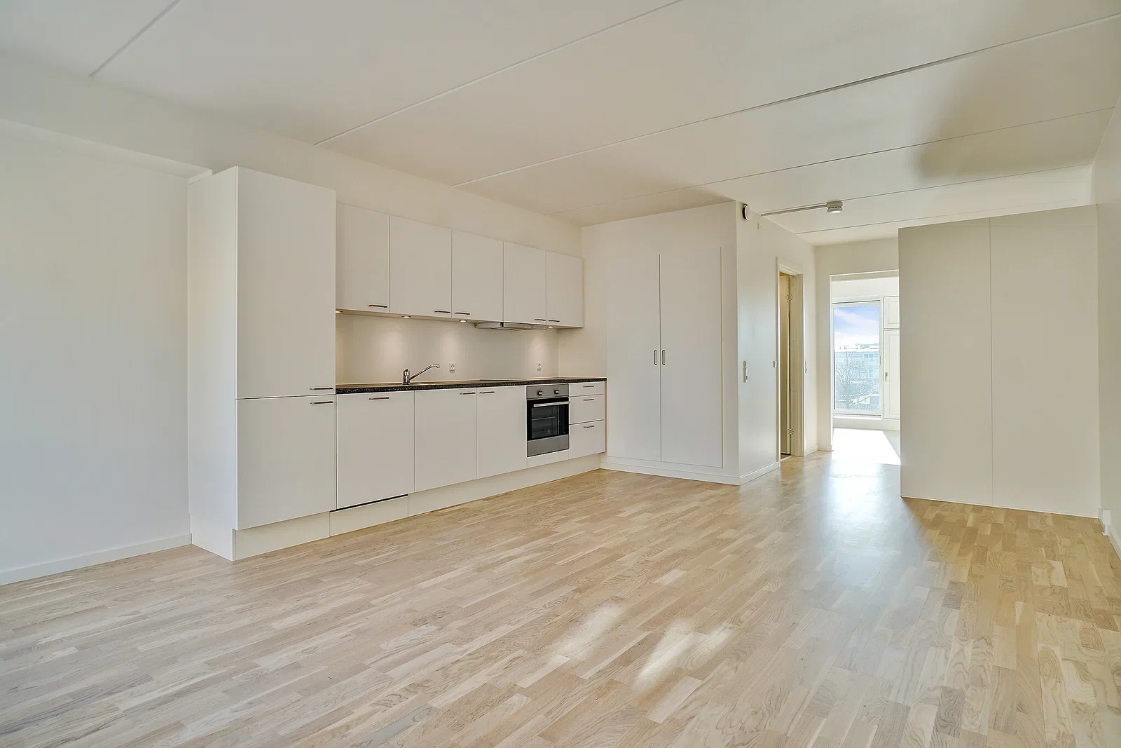 apartment 2-værelses lejlighed med altan og fællesområder