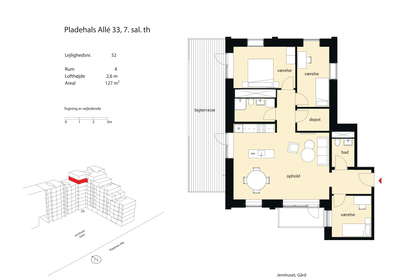 Visual presentation of the listing