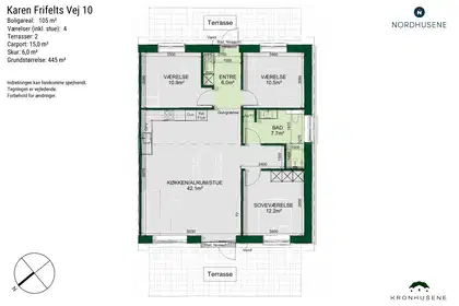 Visual presentation of the listing
