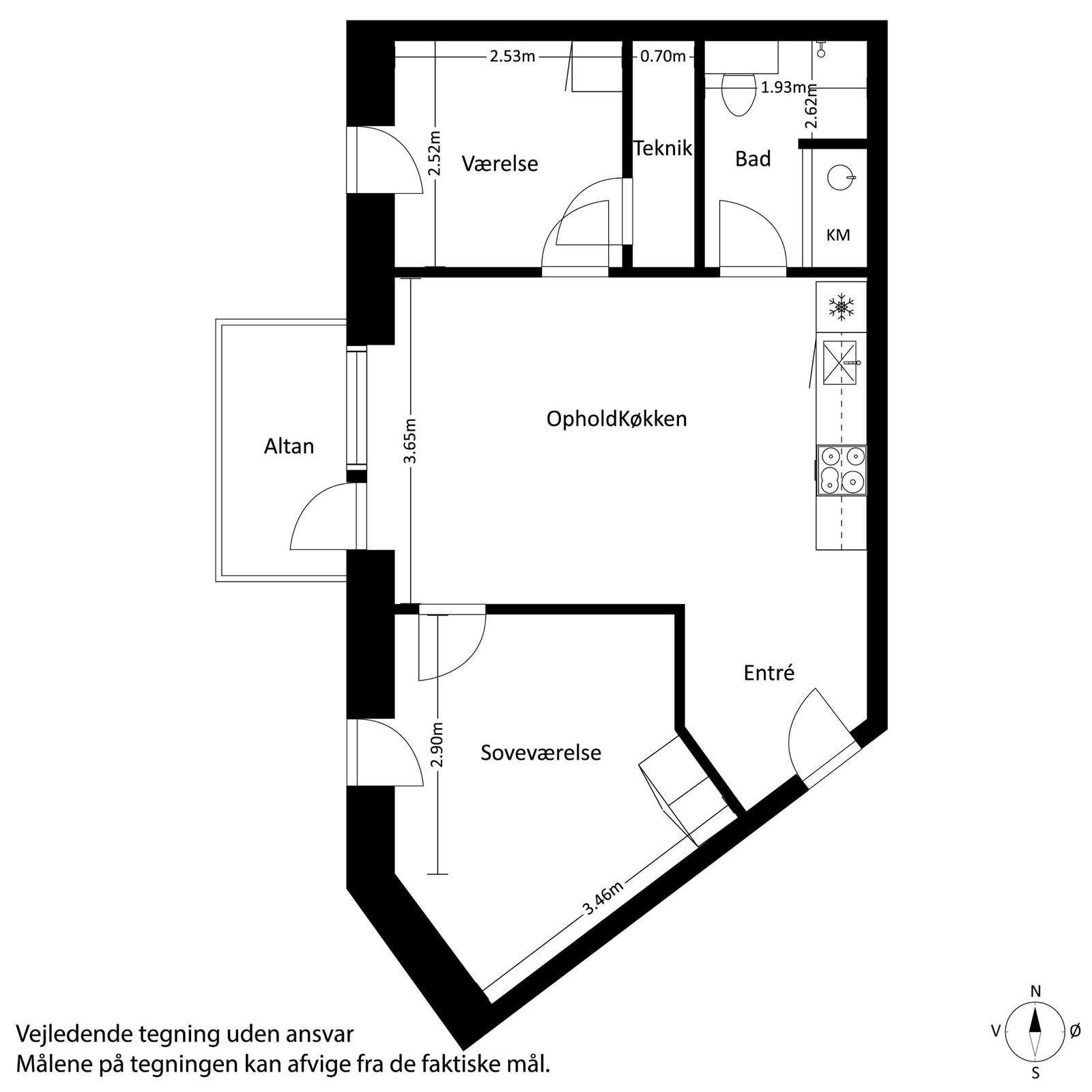 3-værelses lejlighed på 63 m² til leje i Risskov – Kongevellen, 2. sal – billede 7