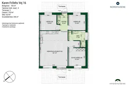 Visual presentation of the listing