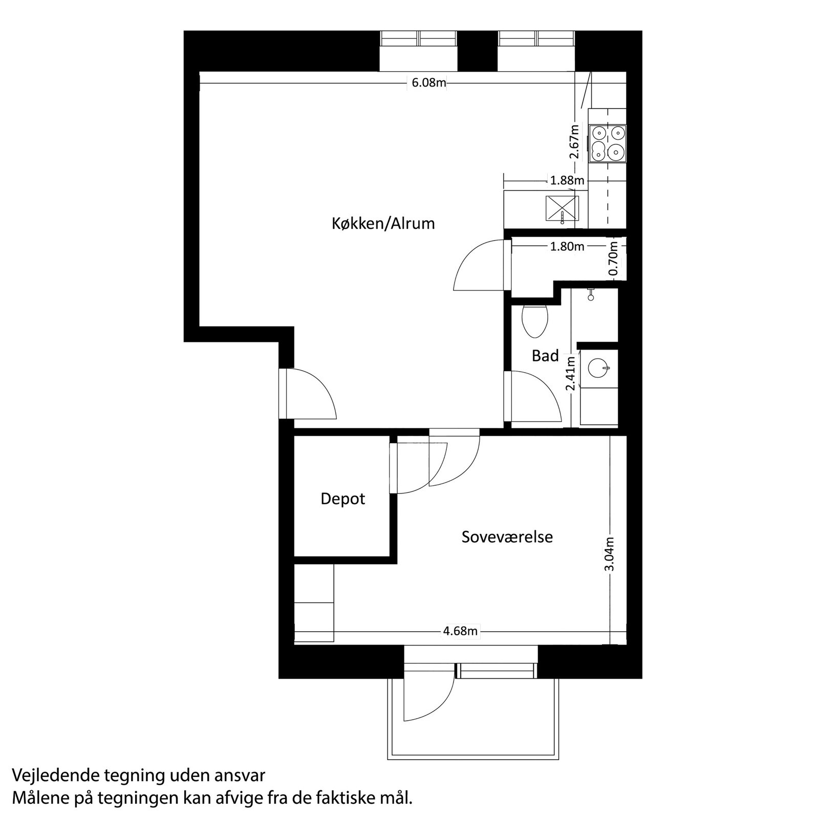 Visual presentation of the listing