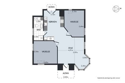 Visual presentation of the listing