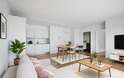 Visual presentation of the listing
