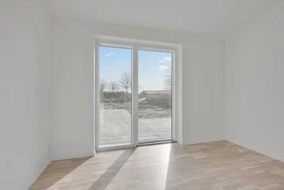 Nybyggede gårdhavehuse med grønne områder i Tirsbæk Bakker - Margrethehøj, Vejle Øst - 3