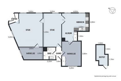 Visual presentation of the listing