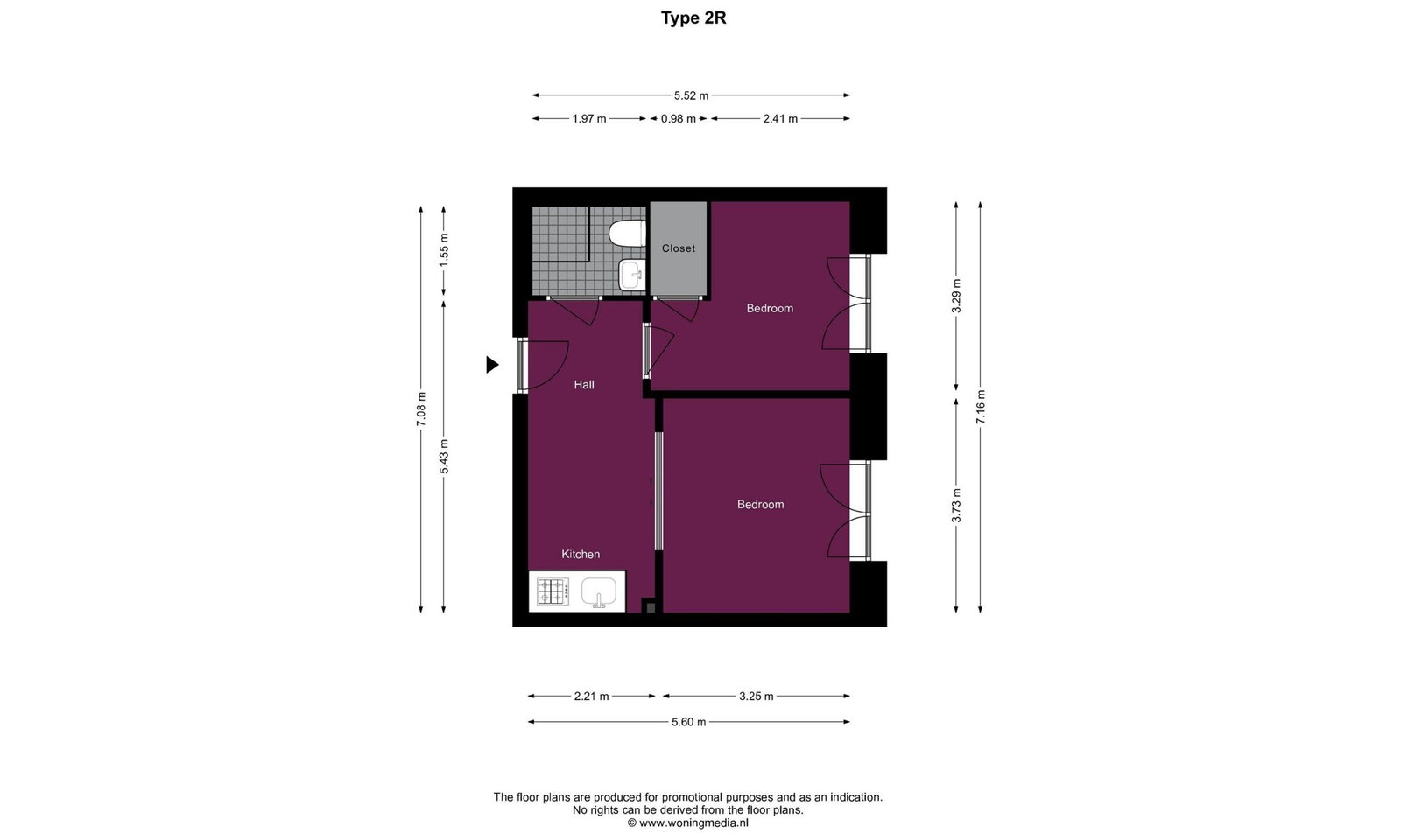 Visual presentation of the listing