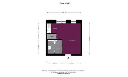 Visual presentation of the listing