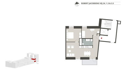 Skøn lejlighed på 97 m² - Robert Jacobsens Vej, København S - 4