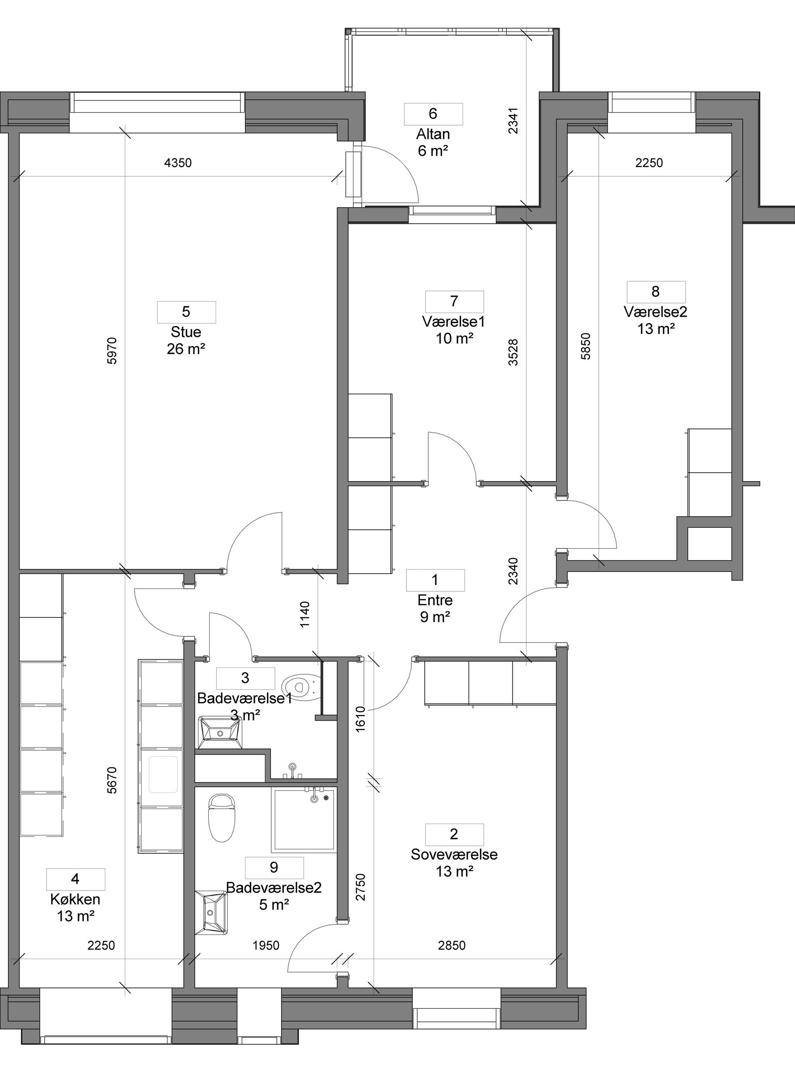 4-room apartment of 109 m² for rent in Nørresundby – Vangen, 3rd floor – photo 4