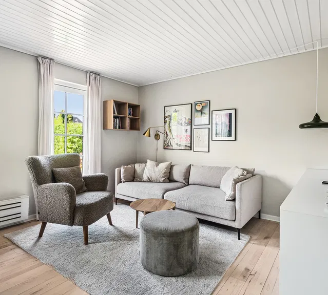 townhouse Møbleret rækkehus med have og egen p-plads i Bagsværd