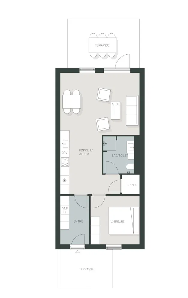 Visual presentation of the listing