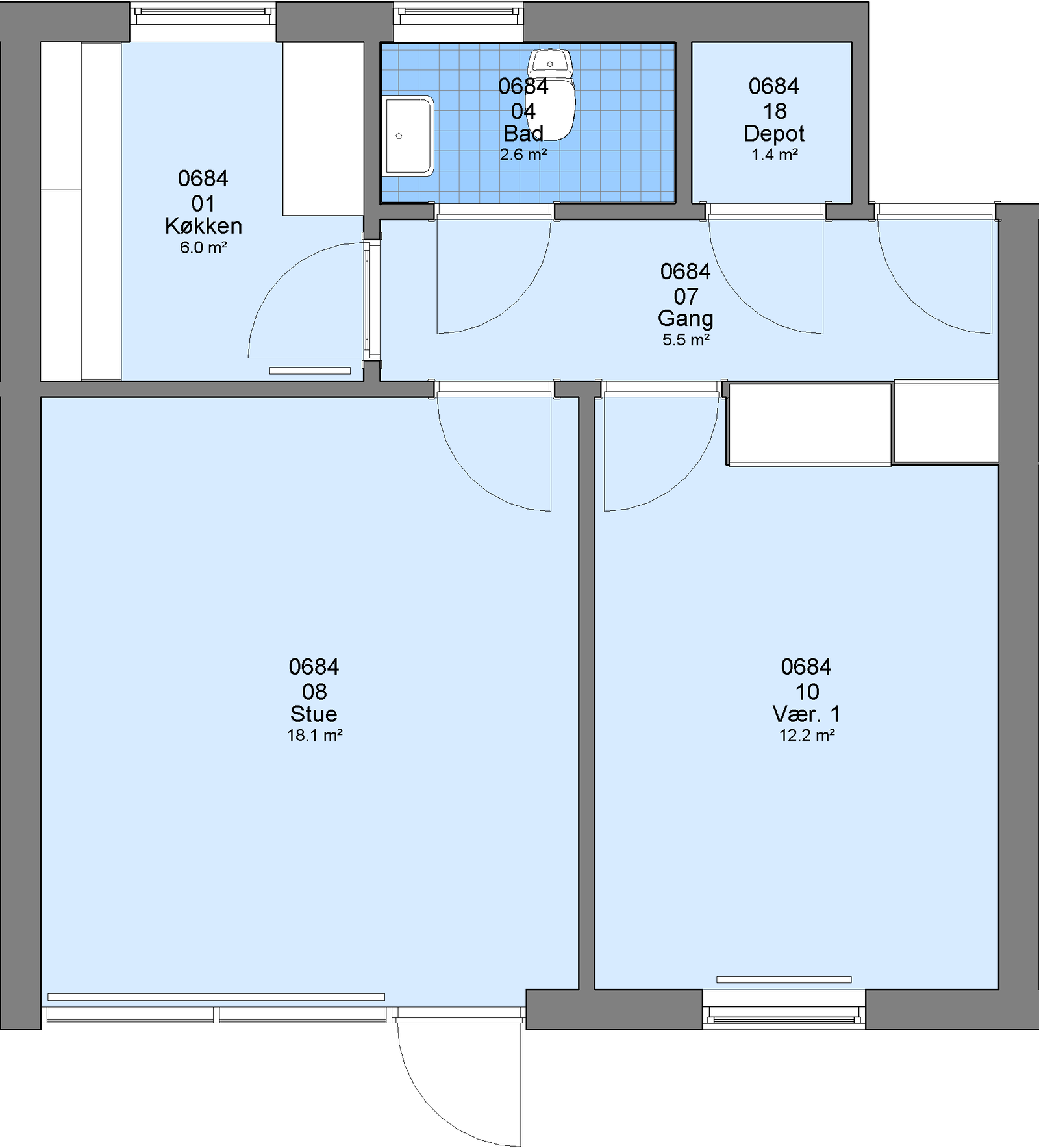 Visual presentation of the listing