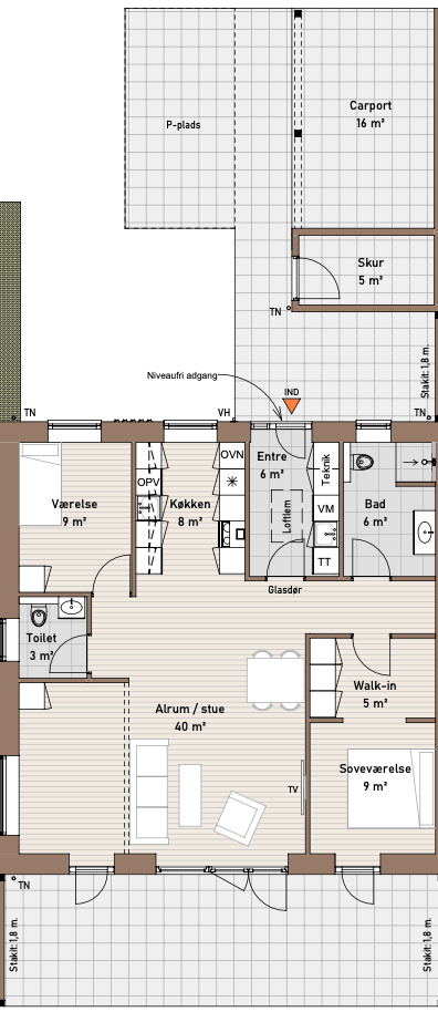 Visual presentation of the listing