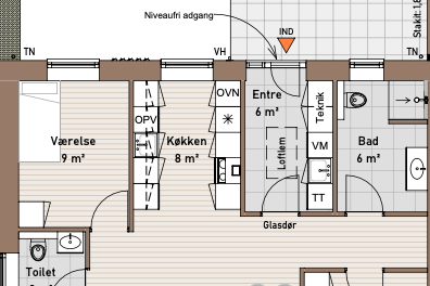 Visual presentation of the listing