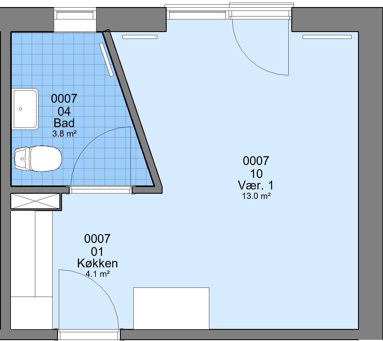 apartment Prisvenlig ungdomsbolig