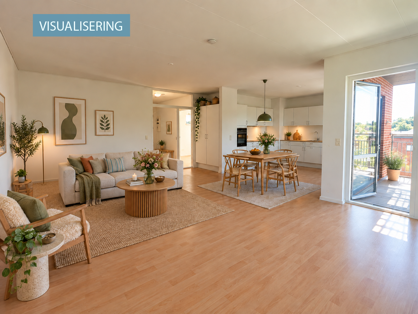 Visual presentation of the listing