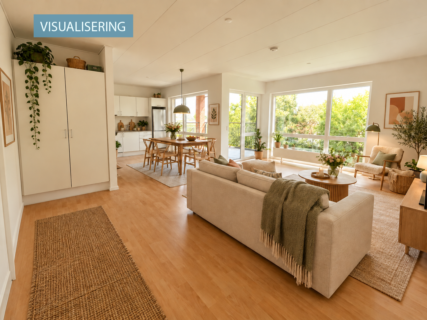 Visual presentation of the listing