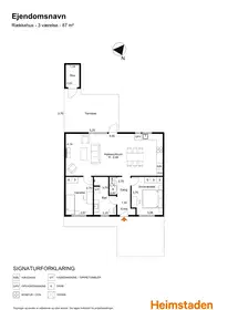 Visual presentation of the listing