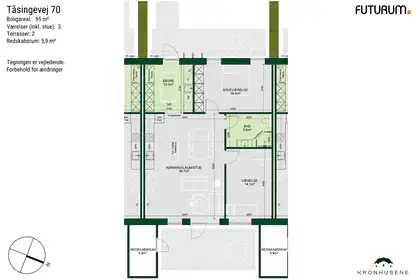 Visual presentation of the listing