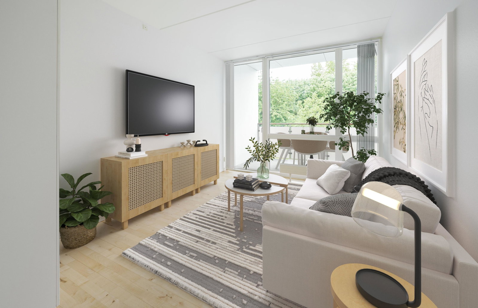 apartment Roommate-Friendly 3-Room Apartment with Large Balcony Near Aarhus C