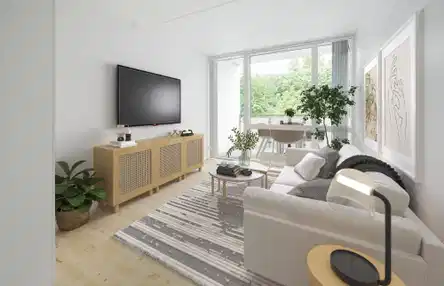 apartment Delevenlig 3-værelses lejlighed med stor altan nær Aarhus C