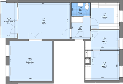 Visual presentation of the listing