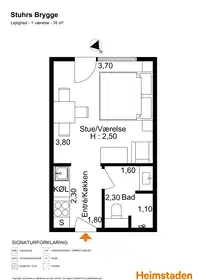 Visual presentation of the listing