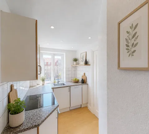apartment Lys 2-værelses lejlighed tæt på fjord og byliv