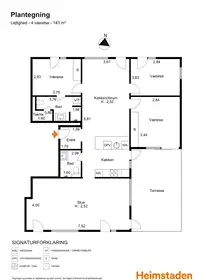 Visual presentation of the listing
