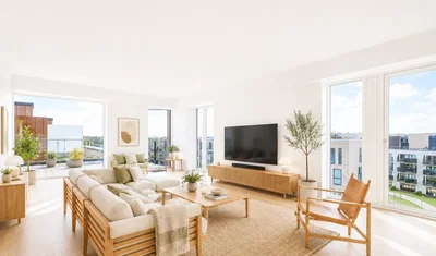Eksklusiv penthouse med 4 værelser og privat tagterrasse - Borresøvej, Risskov - 1