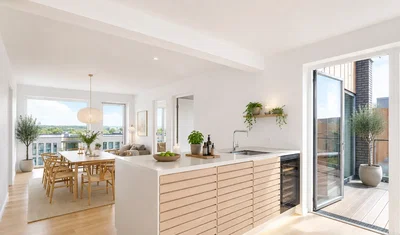 Eksklusiv penthouse med 4 værelser og privat tagterrasse - Borresøvej, Risskov - 4