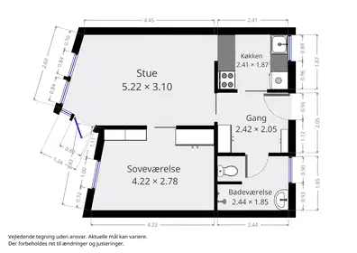 Visual presentation of the listing