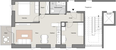 3-værelses lejlighed på 92 m² i Karolinehaven - Visionsvej, Aalborg - 1