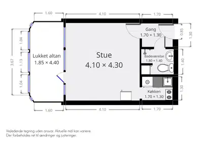 Visual presentation of the listing