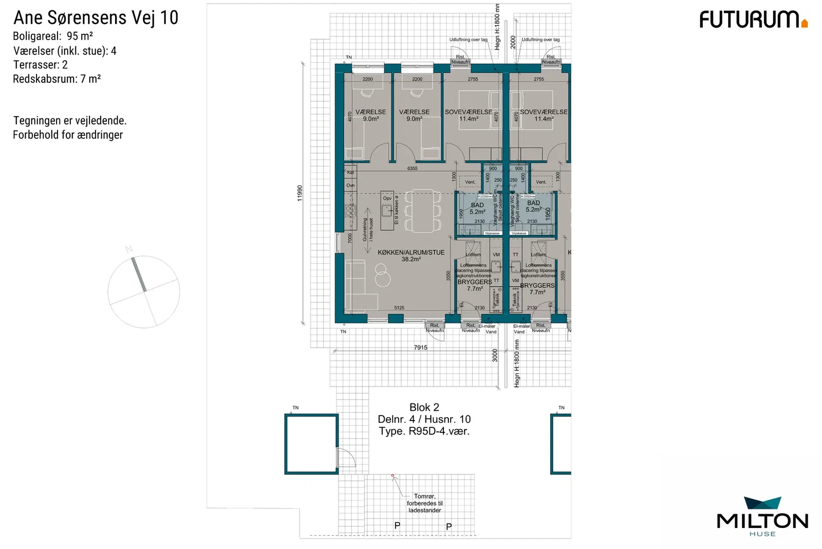 Visual presentation of the listing
