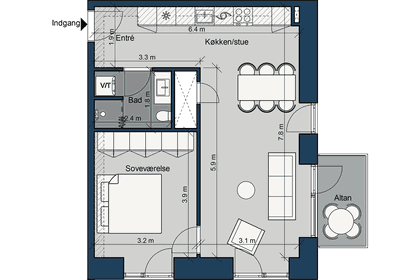 Visual presentation of the listing