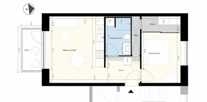 Visual presentation of the listing
