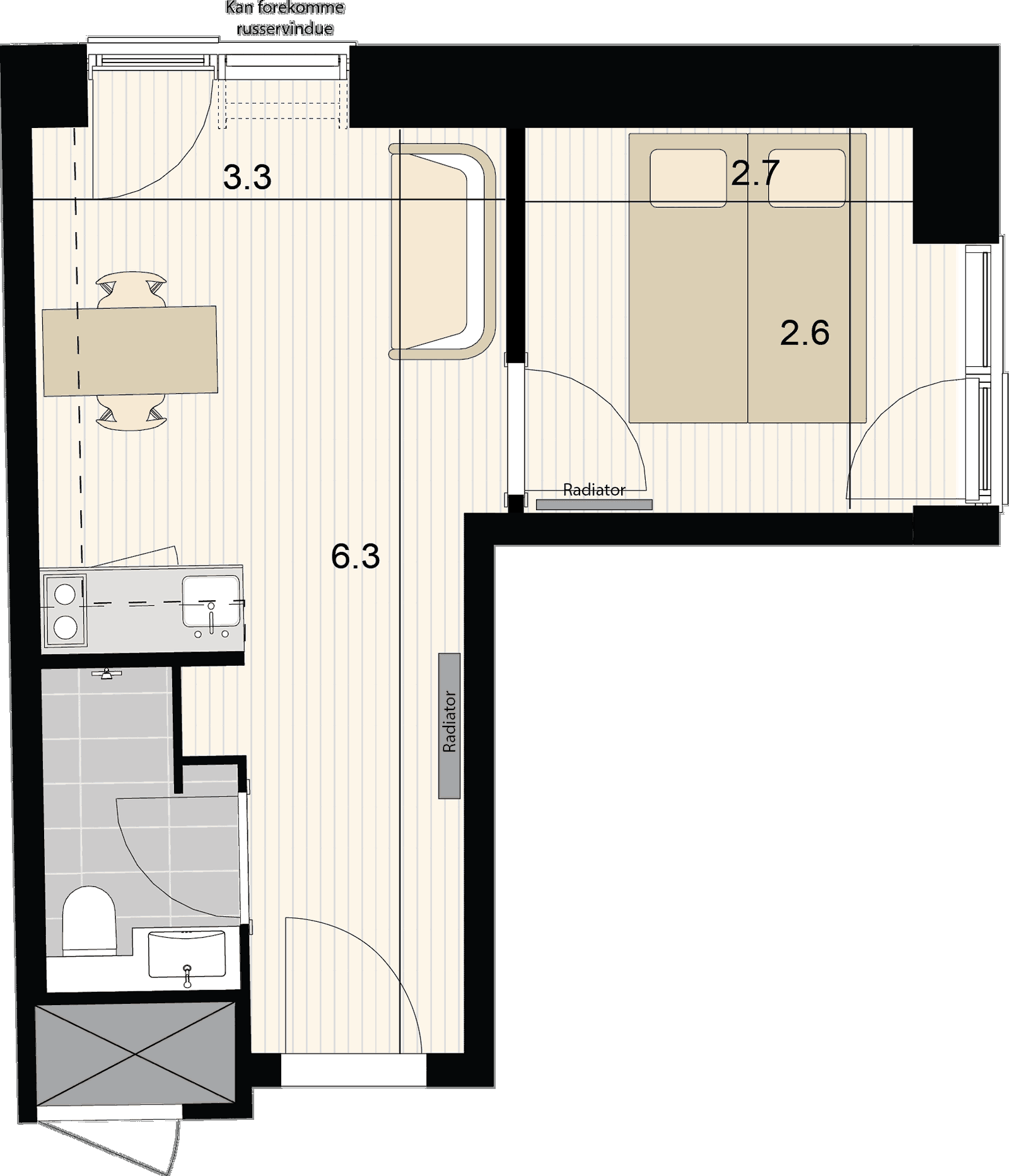 Visual presentation of the listing