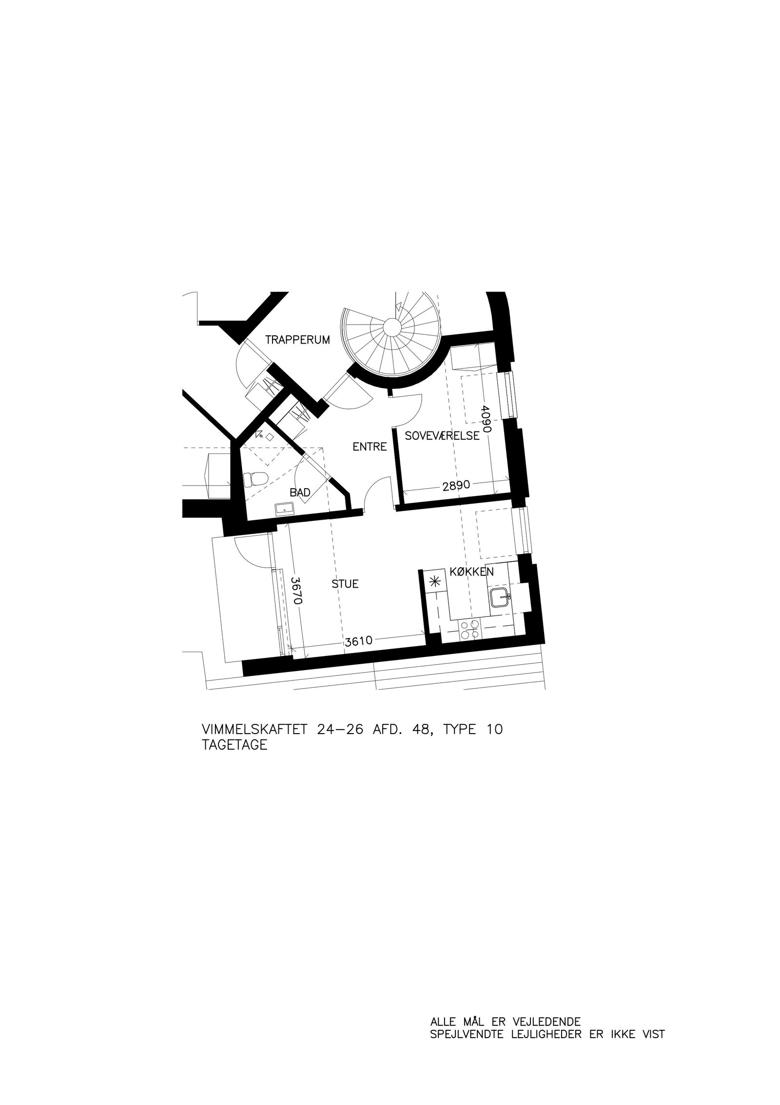 Visual presentation of the listing