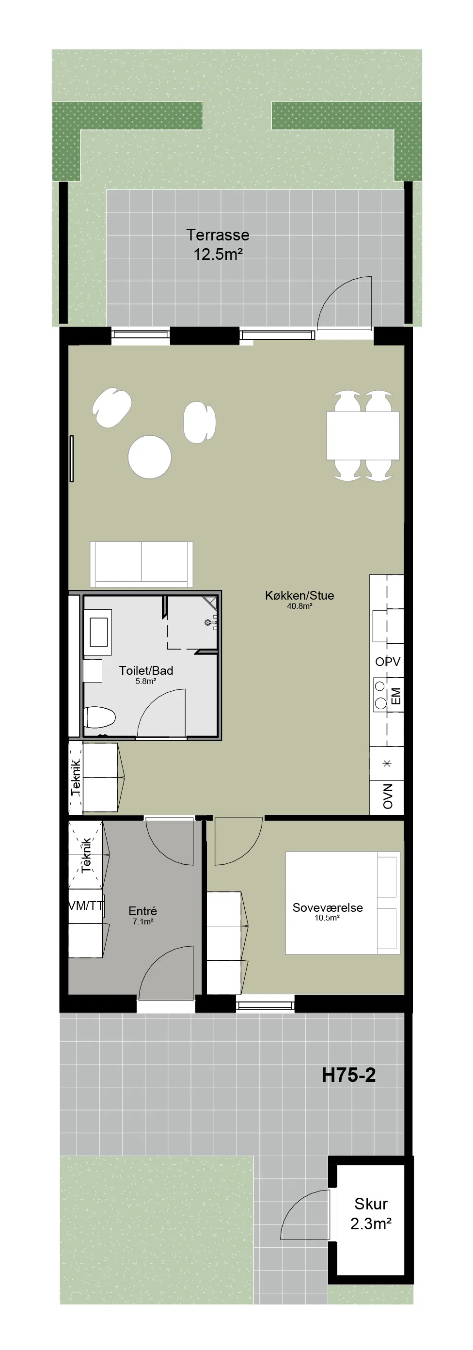 Visual presentation of the listing